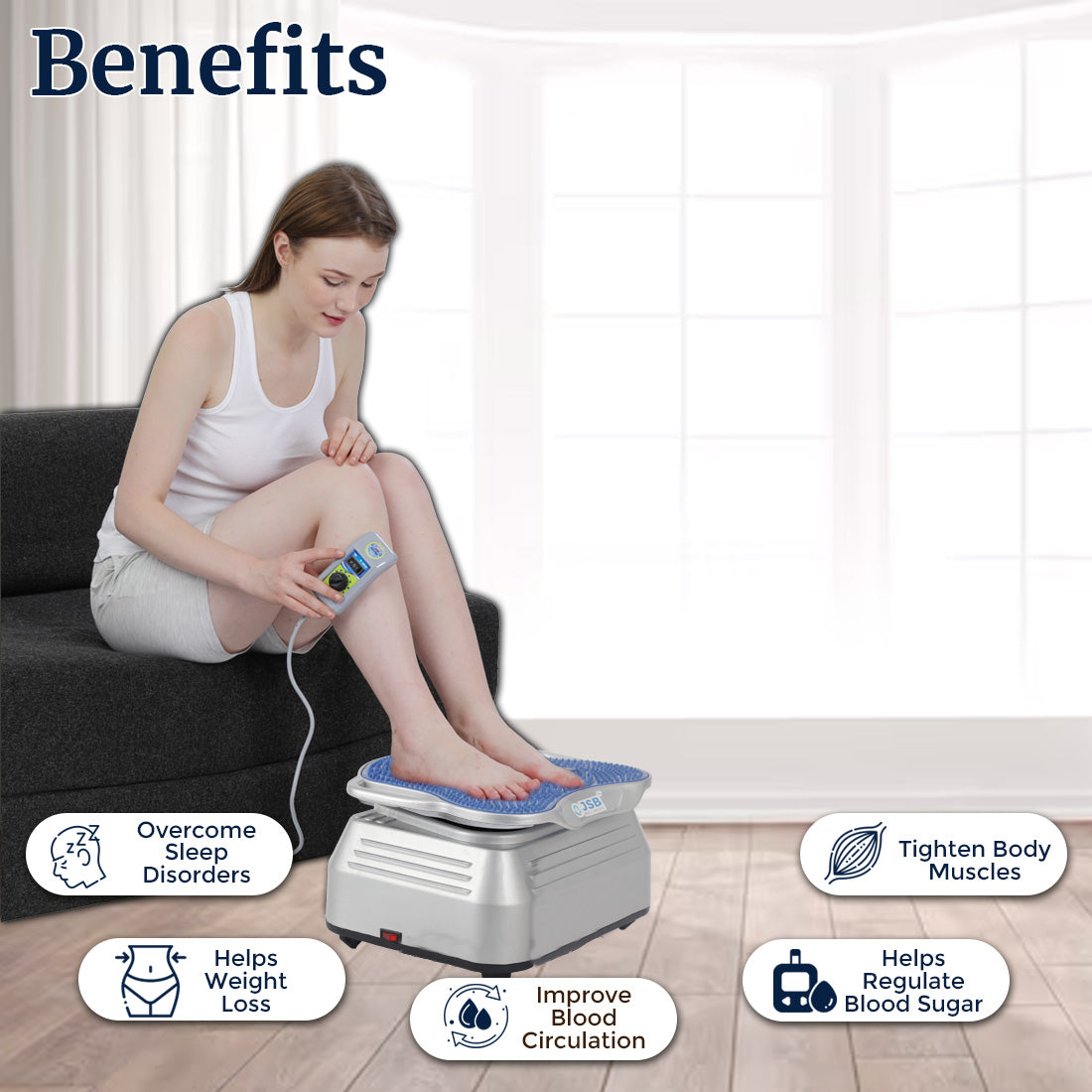 Benefits of Body Vibration Machine Heavy Duty Blood Circulation Machine JSB HF70