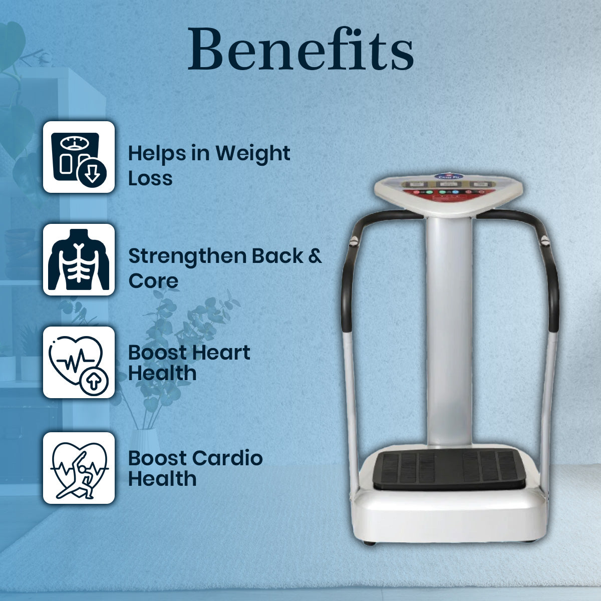 Benefits of Crazy Fit Massager Full Body Vibration Machine JSB HF14