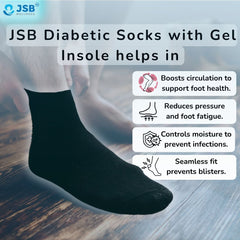 Benefits of Diabetic Socks with Gel Insole Padded JSB BS60