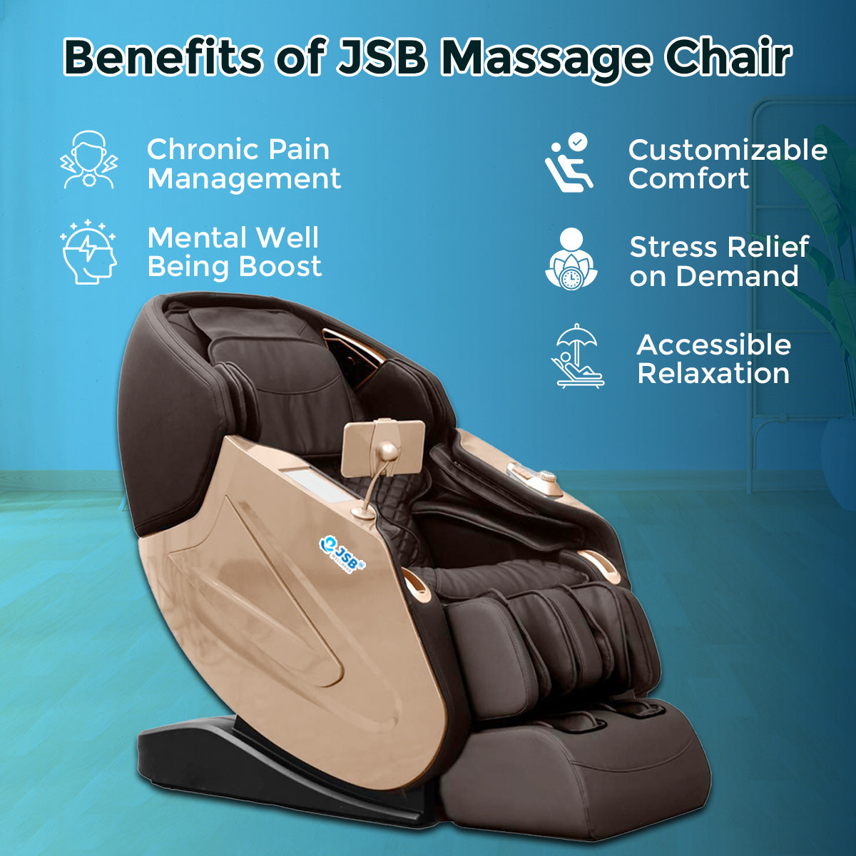 Massage Chair Machine India | Buy JSB MZ08 Online Best Price – JSB ...