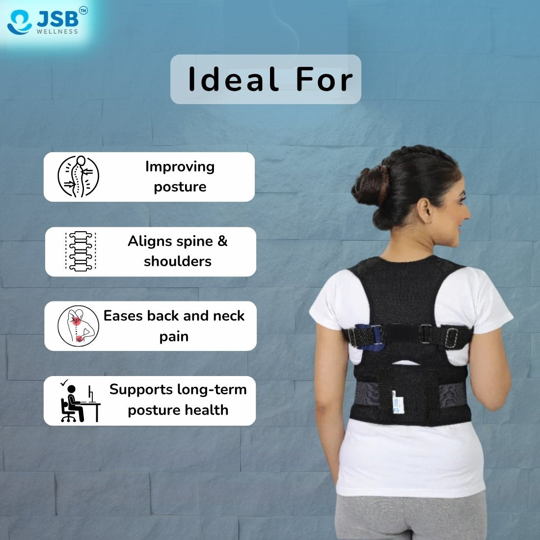 Benefits of Posture Corrector Belt JSB BS63