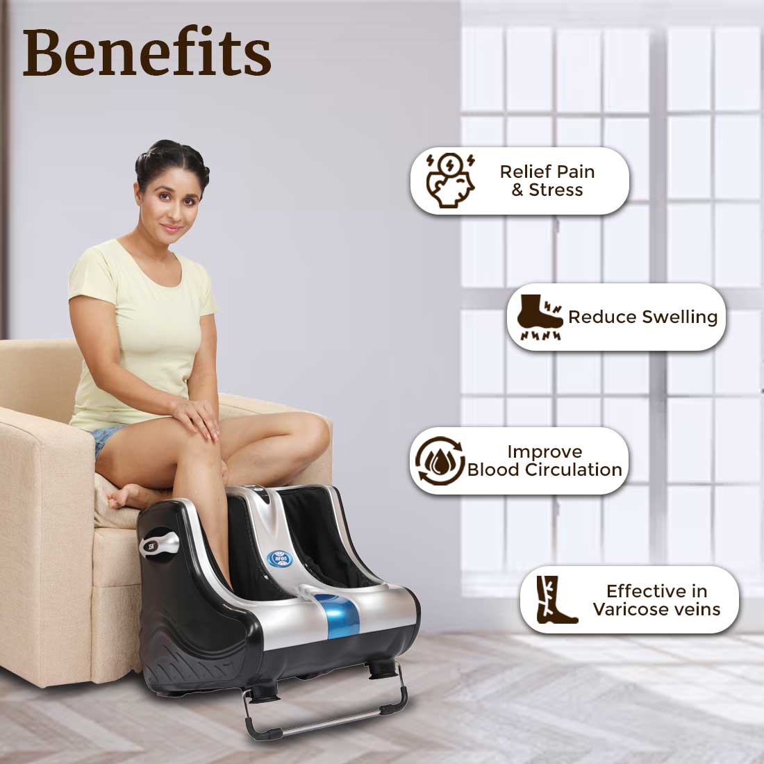 Benefits of full leg massage machine jsb hf05