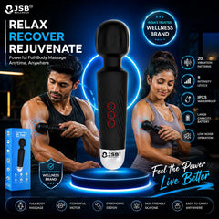 Cordless Personal Body Massager Wireless Rechargeable for Pain Relief Handheld Vibration Massage Machine JSB HF56 Pro