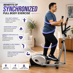 Cross Trainer Elliptical Bike for men Heavy Duty Orbitrac Air Fitness Cycle JSB HF151