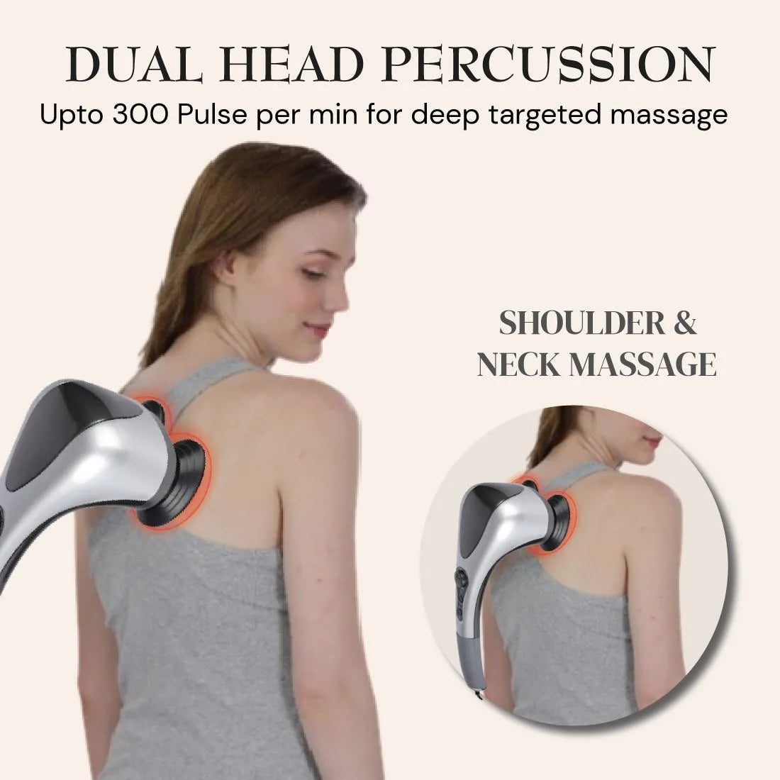 Cervical Massage Machine  with Infrared Heat & Powerful Vibration Massager JSB HF143