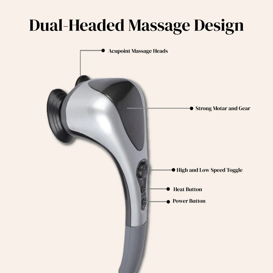 Cervical Massage Machine  with Infrared Heat & Powerful Vibration Massager JSB HF143
