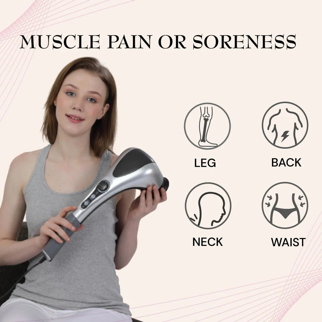 Cervical Massage Machine  with Infrared Heat & Powerful Vibration Massager JSB HF143