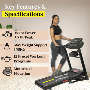 Treadmill max weight 150kg sale