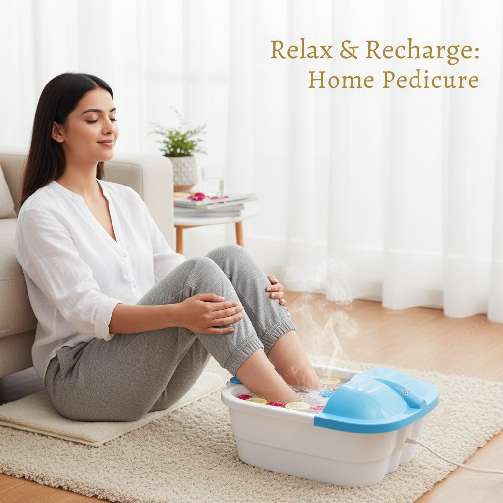 Foot Bath Massager Home Pedicure Spa JSB HF36