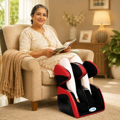 Foot and Calf Massager Machine Shiatsu Leg Massager for Pain Relief in Calf Foot Knee Thighs with Heating Roller Airbag Massage JSB HF111