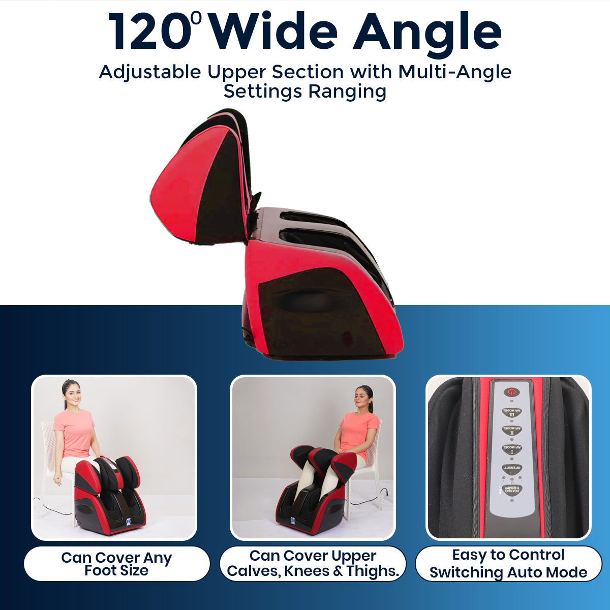 Foot and Calf Massager Machine for Knee Thighs Pain Relief