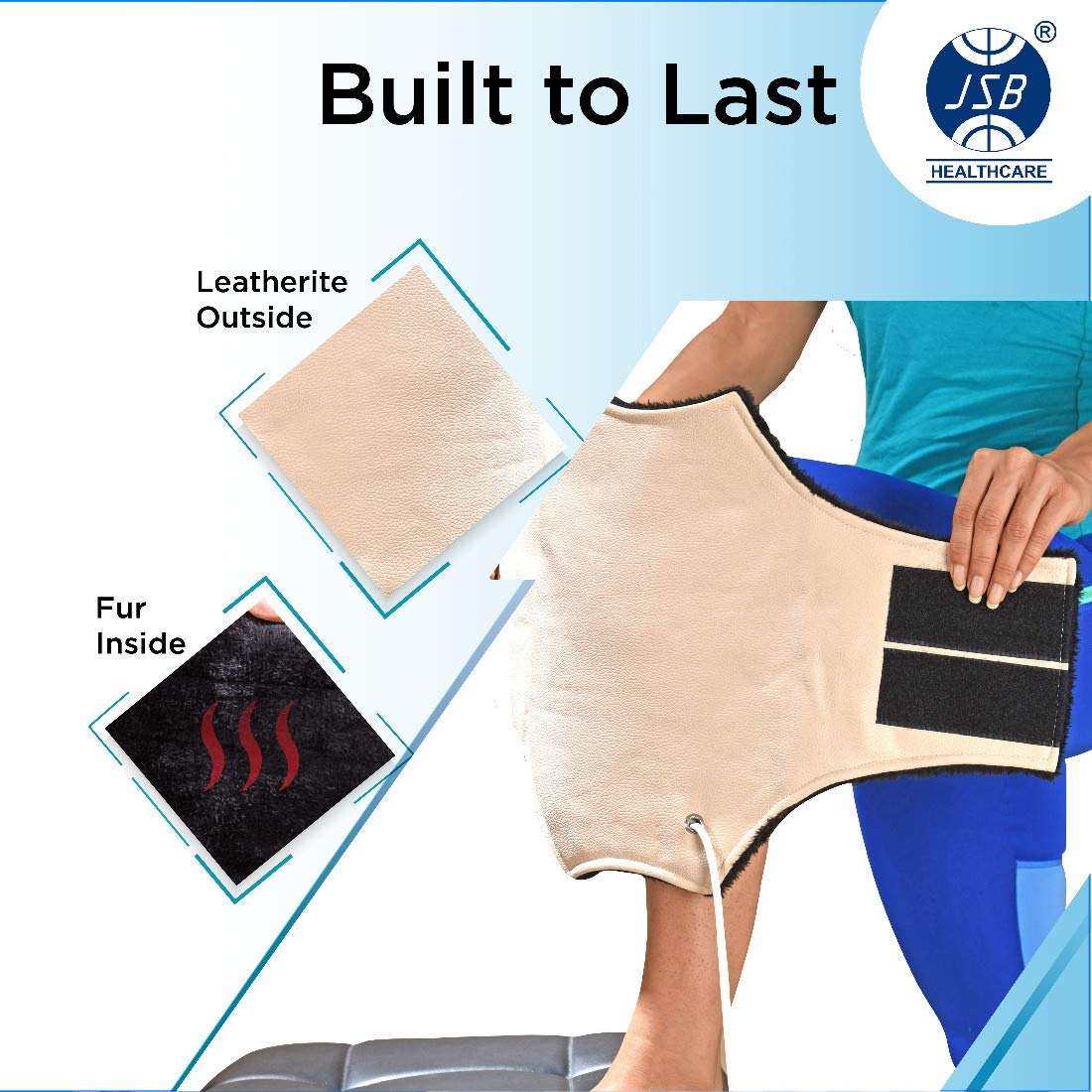 Leatherite Surface Knee Pain Relief Heating Pad