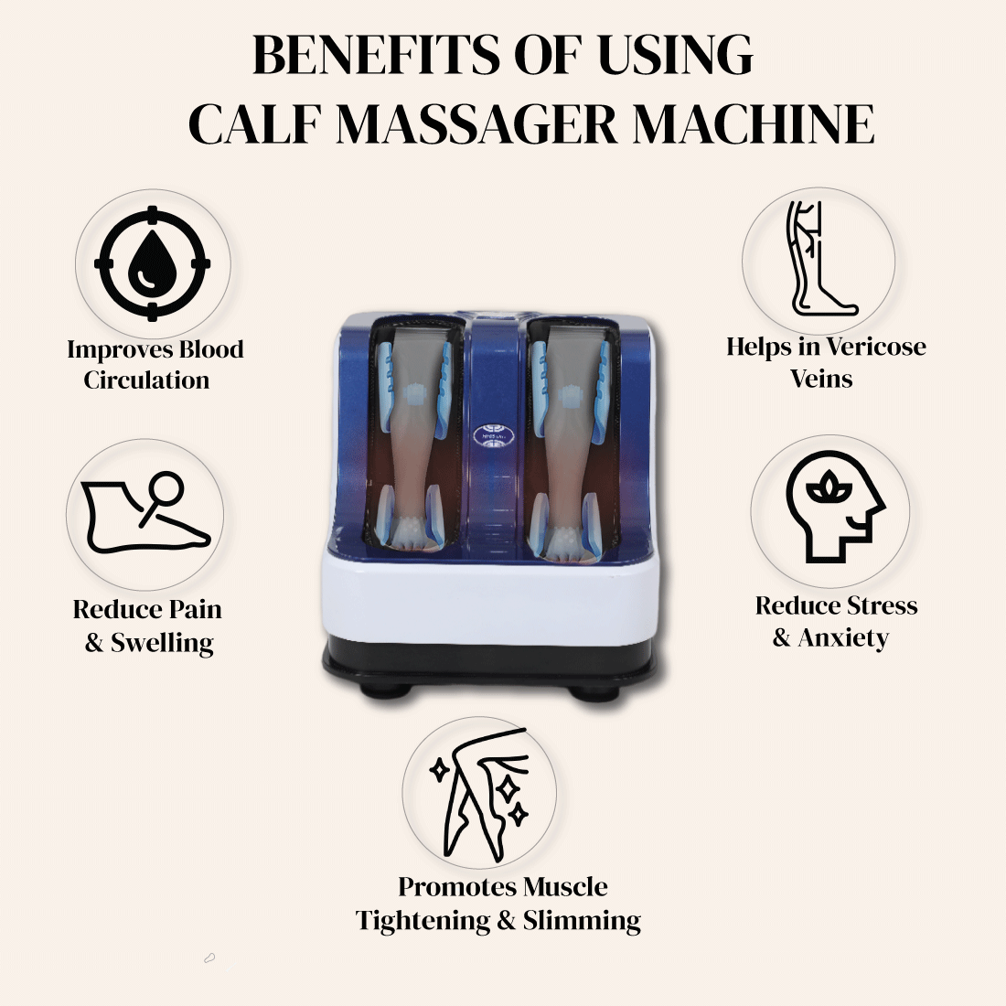 Benefits of Calf Massager Machine JSB HF04