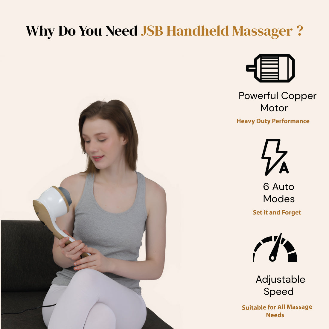 Handheld Massager Electric JSB HF141 who should use