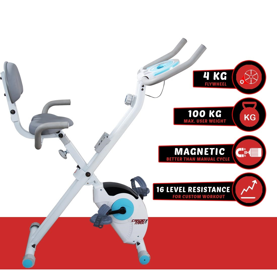 gym cycle for home jsb hf78 foldable
