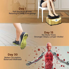 Blood Circulation Machine Foot Massager with Vibration for Varicose Veins, Leg Pain Relief JSB HF91