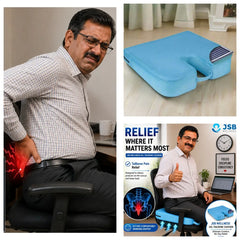 How Does Gel Tailbone Cushion Seat Coccyx Cushion Support for Chair & Car Seat Work