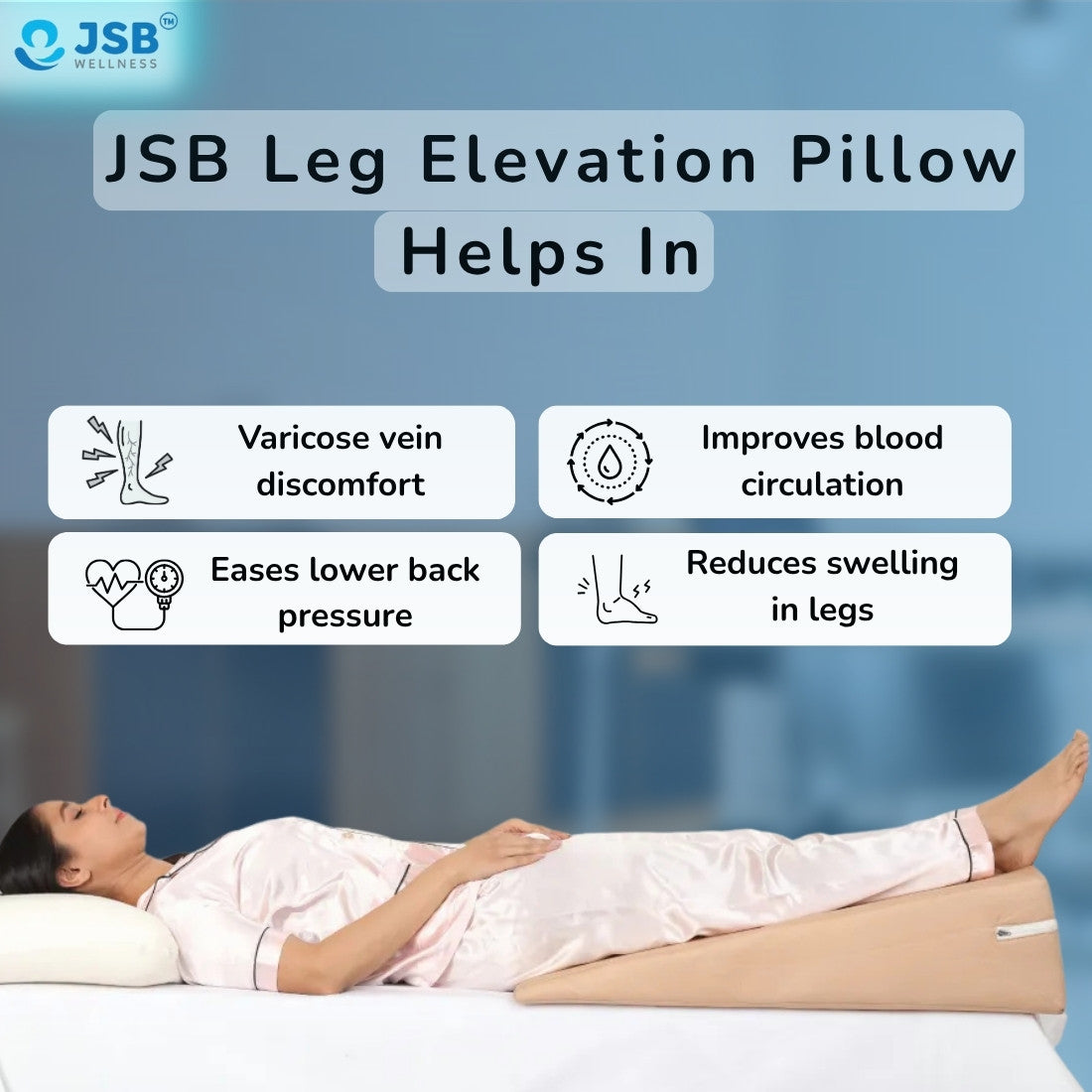 How Does Leg Elevation Pillow Leg Elevator Help in Varicose Veins
