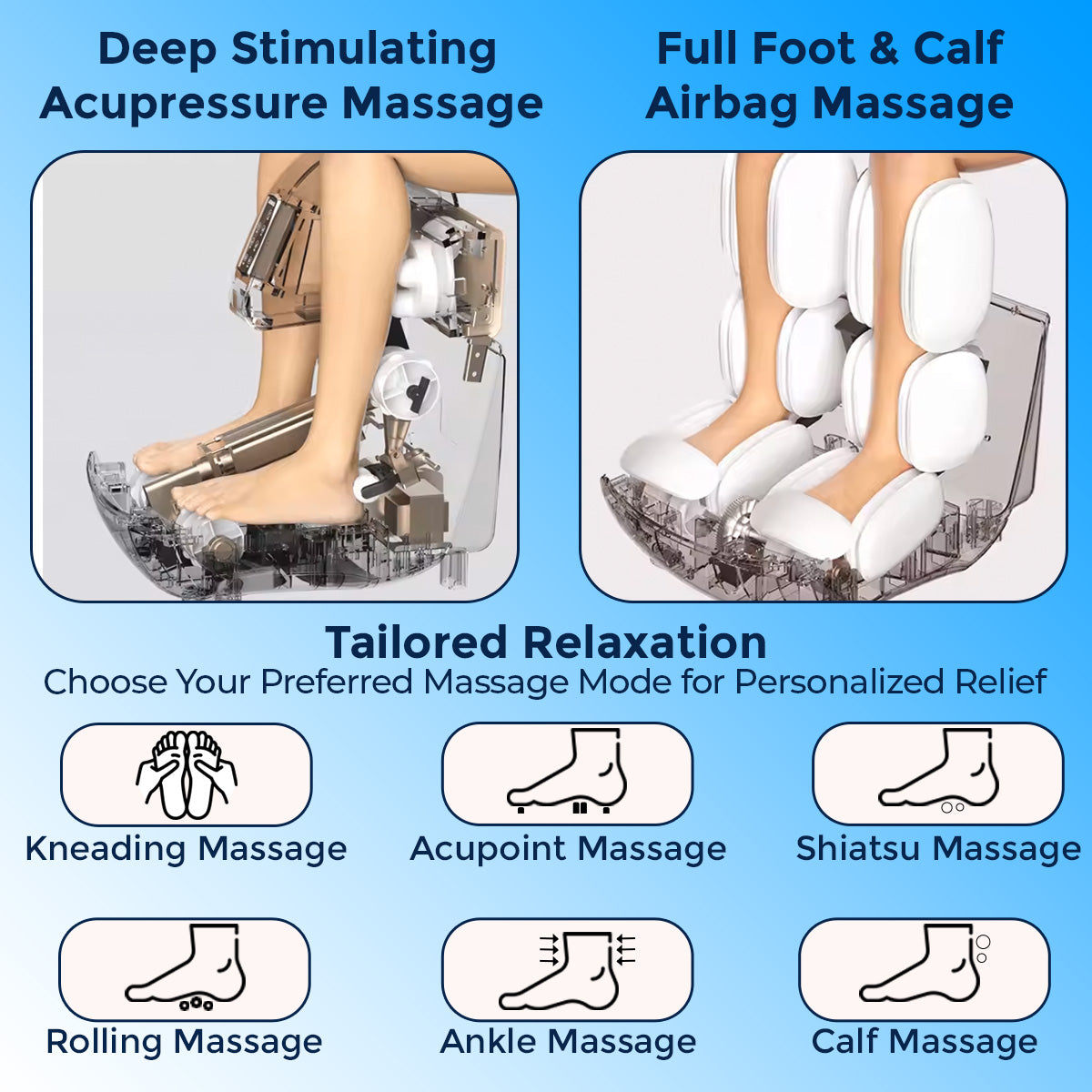 How Does the Foot and Calf Massager Machine JSB HF111 work