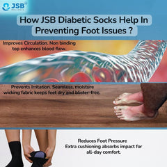 How to Prevent Diabetic Neuropathy at Home Using Diabetic Socks JSB BS60