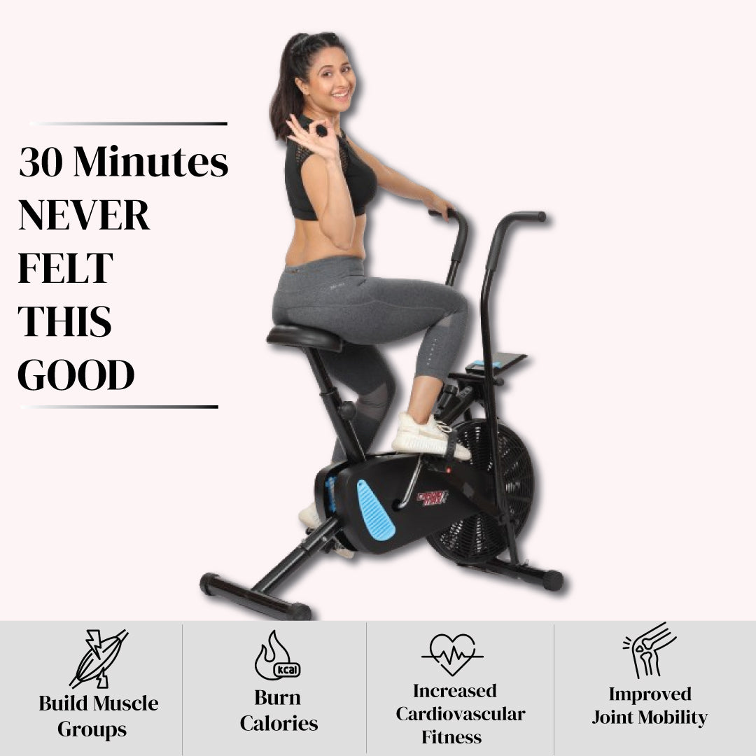 Cardio Exercise Cycle Air Bike for Home Workout JSB HF175