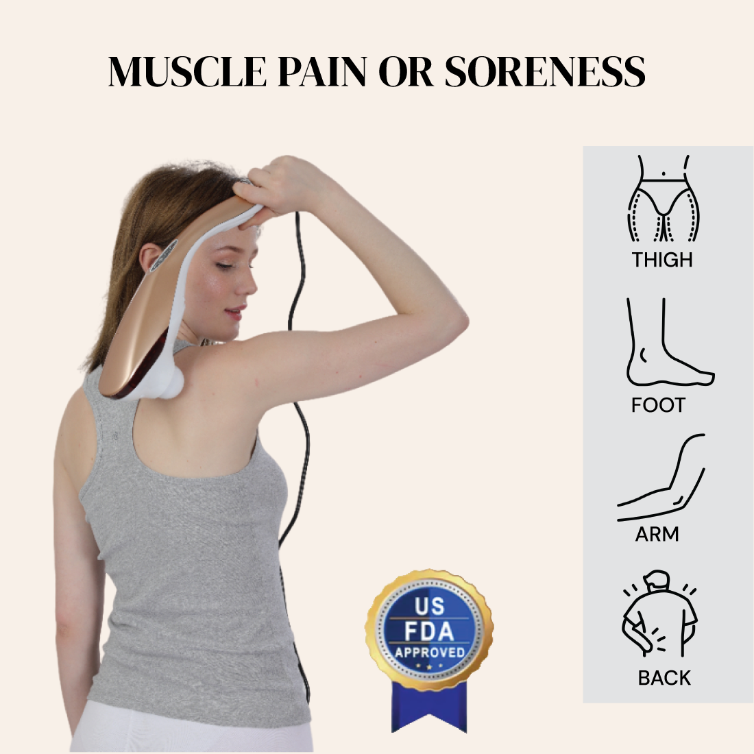 Massage Vibration Machine JSB HF139 for muscle pain soreness