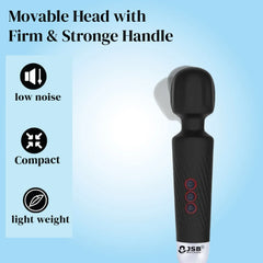 Cordless Personal Body Massager Wireless Rechargeable for Pain Relief Handheld Vibration Massage Machine JSB HF56 Pro