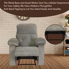 Compact Space Saving Recliner Sofa Single JSB RS01 (Beige)