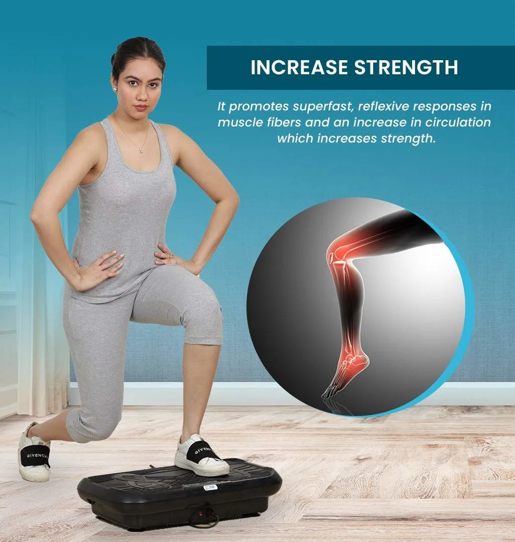 Vibration Machine for Weight Loss with 99 Speeds Wide Platform 125 kgs Weight Capacity JSB HF67