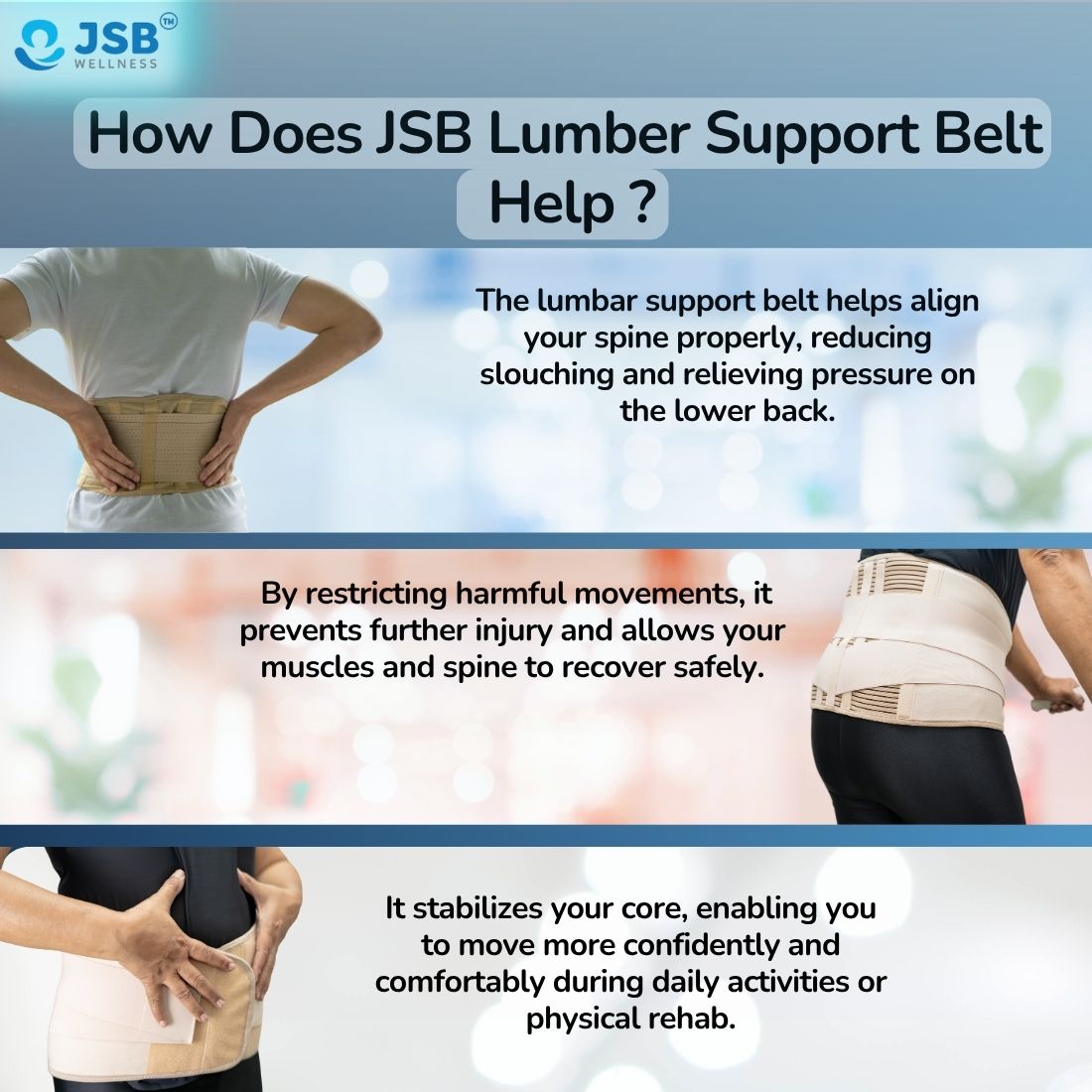 Is a lumbar belt good for back pain