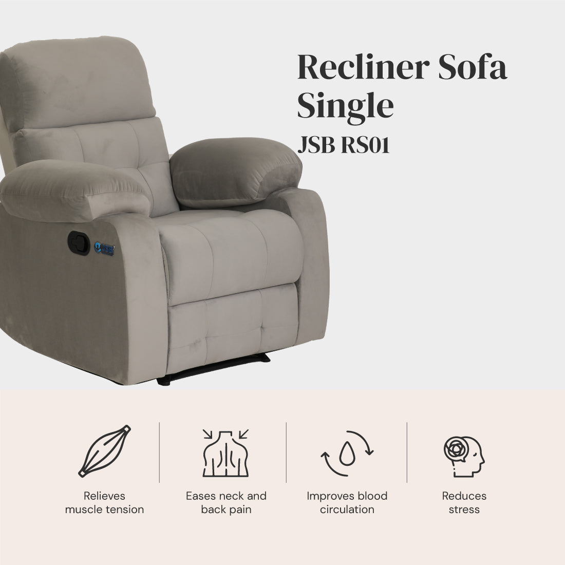 recliner chair sofa jsb rs01 for health