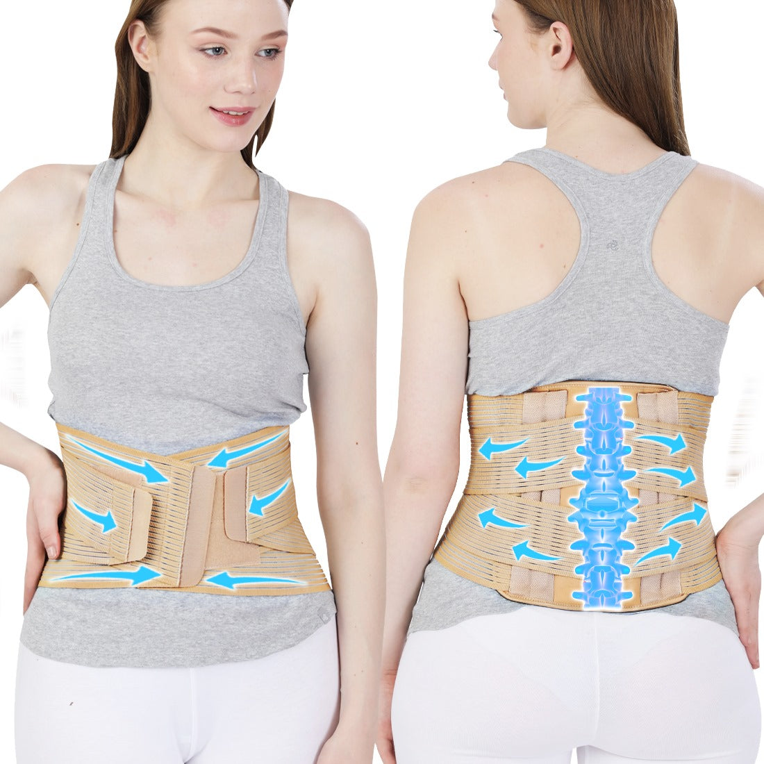 COIF Orthopedic Waist Back Support, Sciatica - Tailbone Lumbar