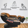 full body massage chair zero gravity jsb mz19 for foot