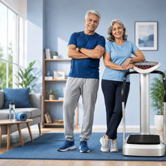 Crazy Fit Massager Full Body Vibration Machine Workout for Home & Gym - 99 Speed Levels - Suitable for All Ages - for Weight Loss & Calorie Burning JSB HF14