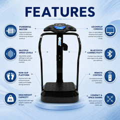 Weight Loss Machine Full Body Vibration Machine Workout for Home & Gym - 99 Speed Levels - Suitable for All Ages JSB HF14 Pro