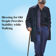 JSB W11 Quadri pod Walking Stick Helpful for Elderly