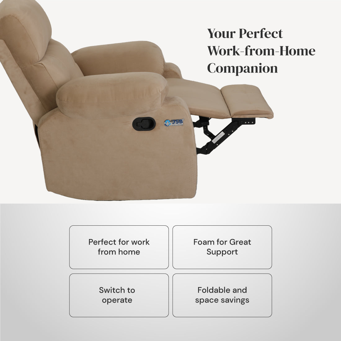 recliner sofa single for work from home