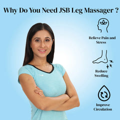 Leg Massage Machine JSB HF05 Golden Leg Calf & Foot Massager for Pain Relief Benefits