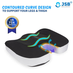 Spine Support Pillow Contoured Coccyx Pillow
