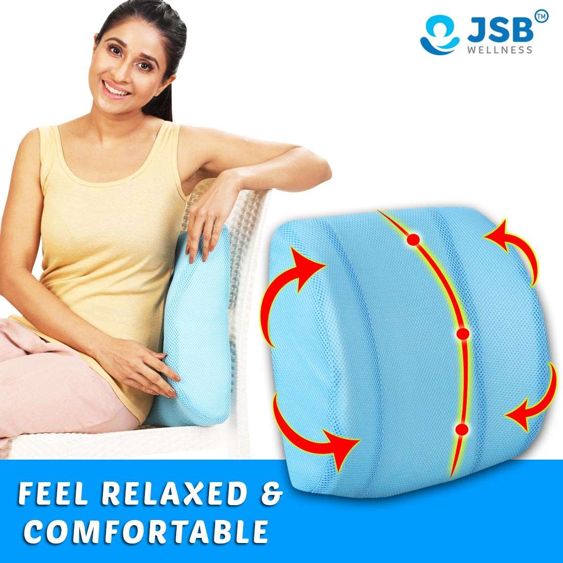 lower back support for chair jsb mf007 for backpain relief