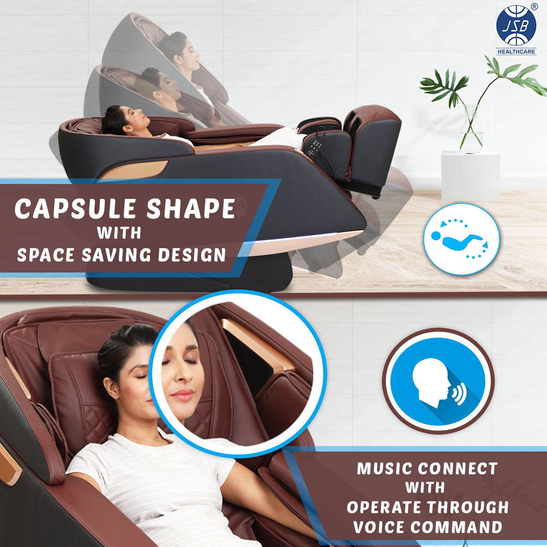 zero gravity massage chair jsb mz24 capsule shape