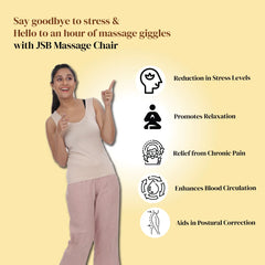 JSB MZ31 Premium 4D+ Massage Chair For Full Body - AI Body Scan
