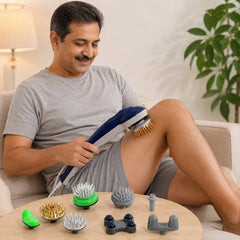 Massage Vibration Machine Body Massager Handheld for Men Pain Relief in Neck Shoulder Back Thigh Calf & Foot JSB HF141