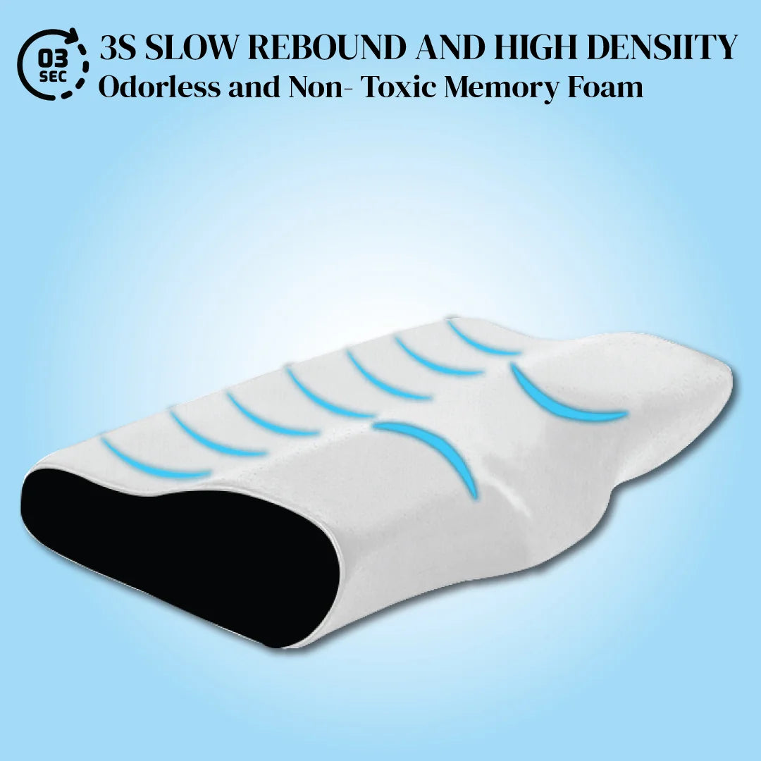 Memory Foam Cervical Pillow For Neck Pain with High Density JSB BS07