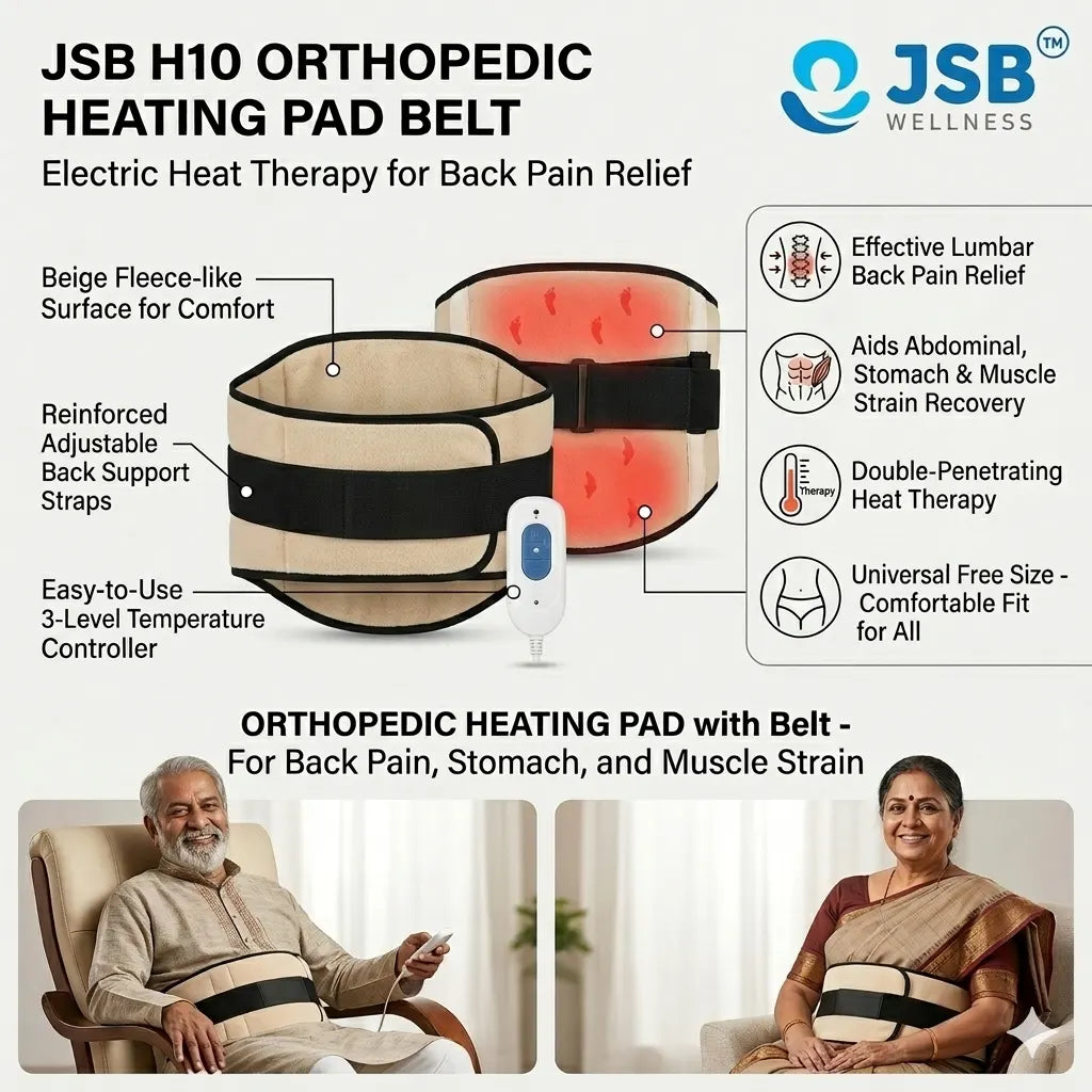 Orthopedic Heating Pad with Belt Electric Heat Therapy for pain relief