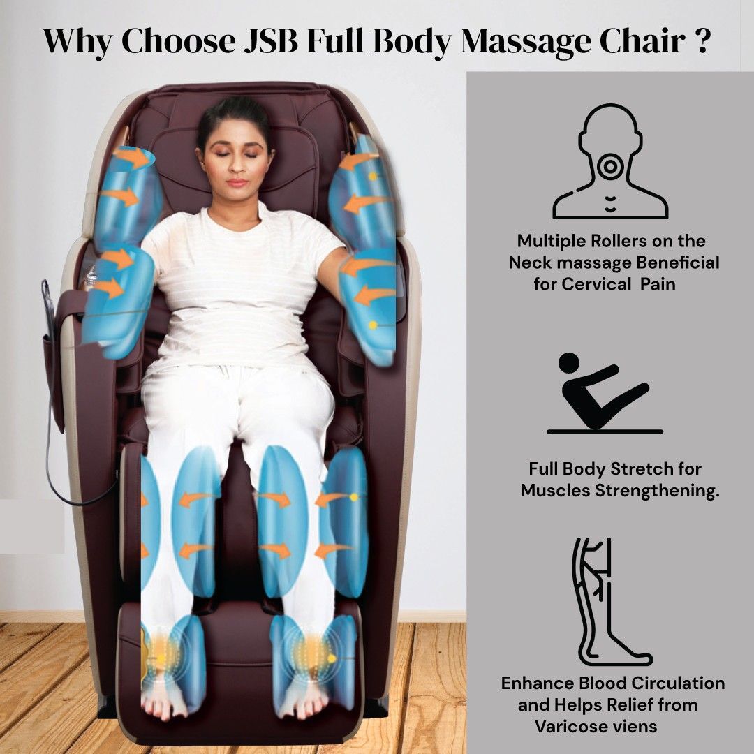 massage chair for home jsb mz08 full body airbag massager