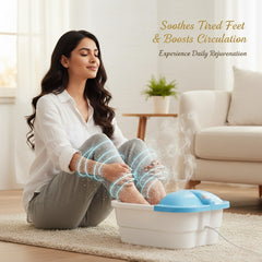 Relax Tired Foot with Foot Bath Massager Home Pedicure Spa JSB HF36