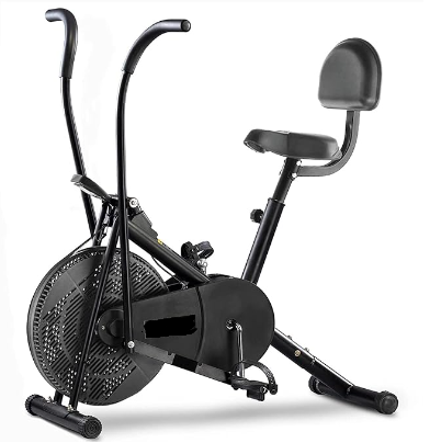 Exercise Cycle with Backrest for Home Gym Orbitrac Cycle Multifunctional Exercise Max Weight 110KG DIY Installation Dual Action for Full Body