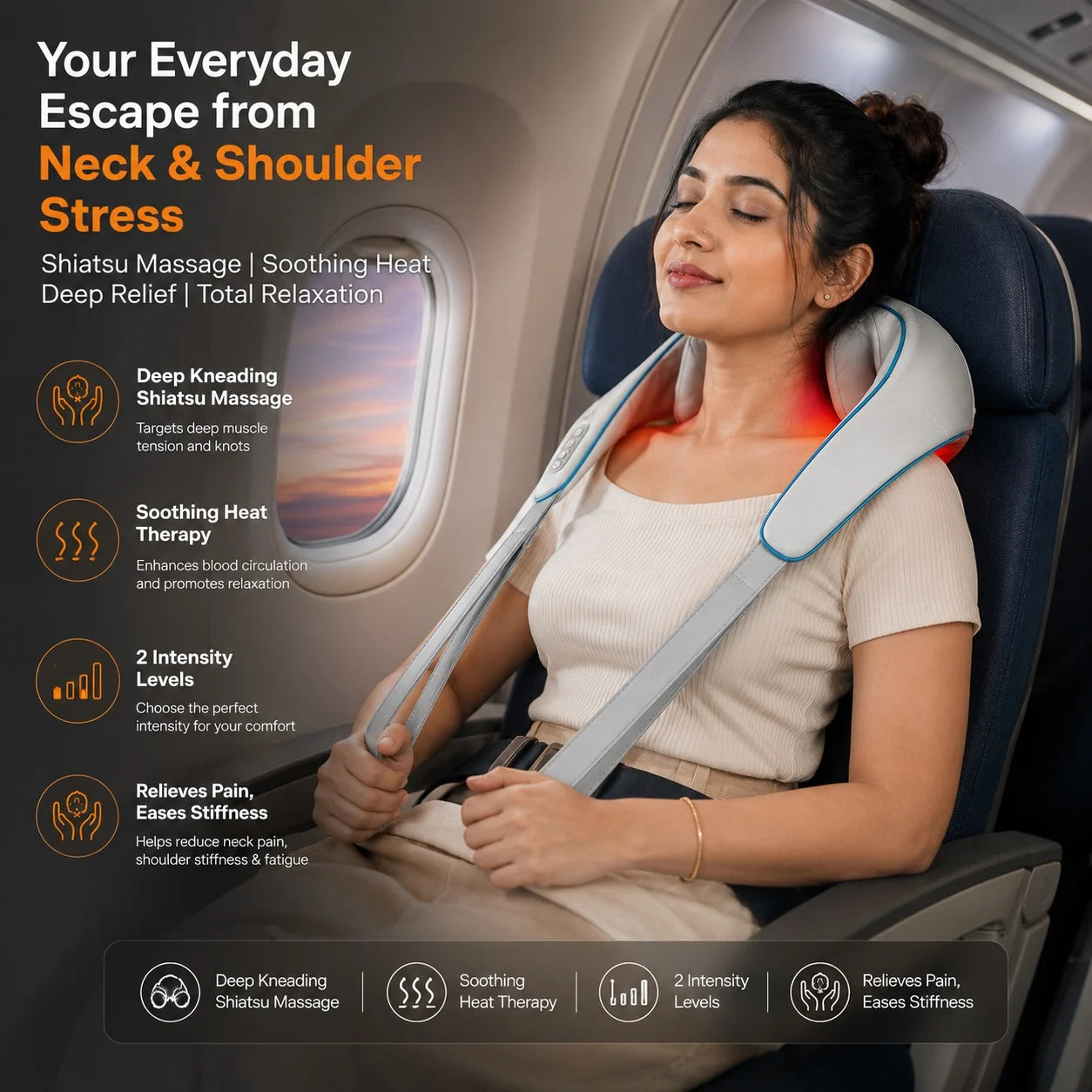 Shoulder Massager for Travel Wireless