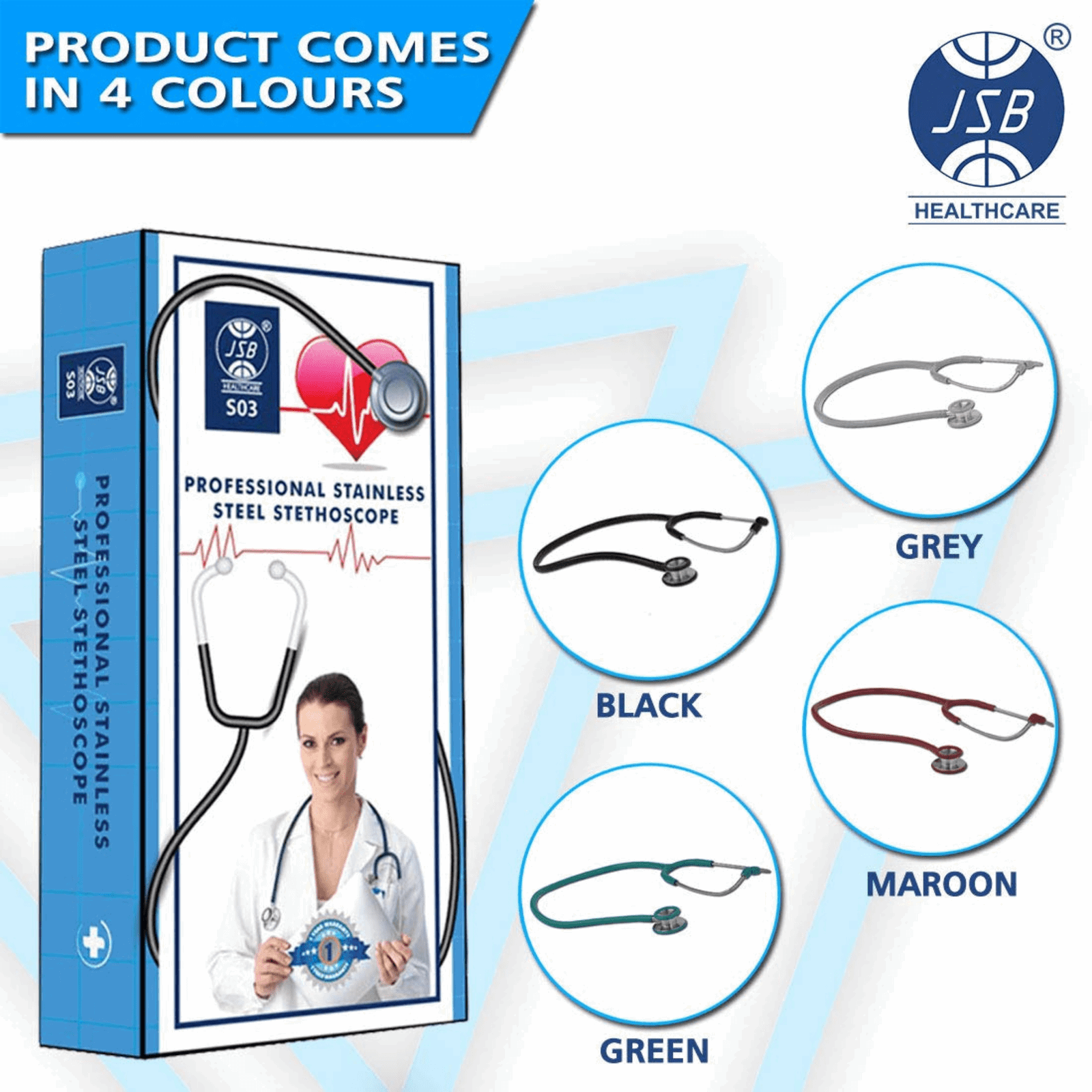 Series Stainless Steel Stethoscope for doctors
